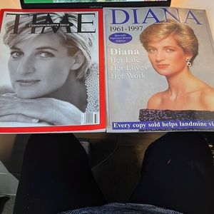 Lot of two magazines 1997 Princess Diana
